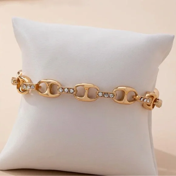 Gold Mariner Link Bracelet (9701) - Picture 3 of 5